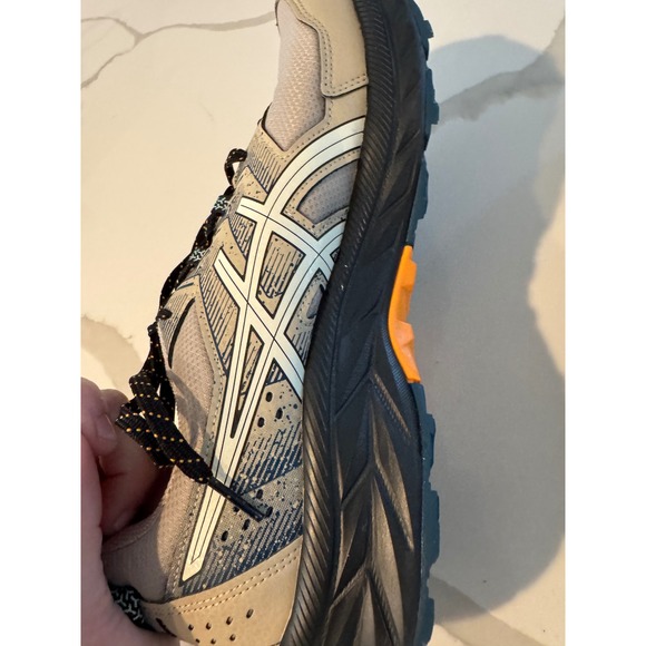 Asics Gel-Venture 9 Mens Trail Running Shoes Grey Black Orange Size 12 - Picture 9 of 10